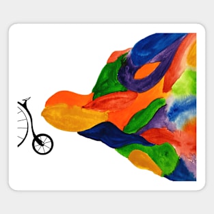 Colorful Ride Magnet